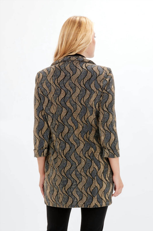 Frank Lyman - Shimmer Wave Motif Jacket