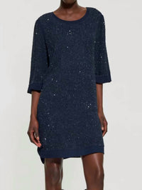 Antik Batik Stefi Mini Dress in dark navy - women's dress