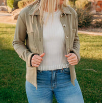 Hem & Thread - Crop Shacket