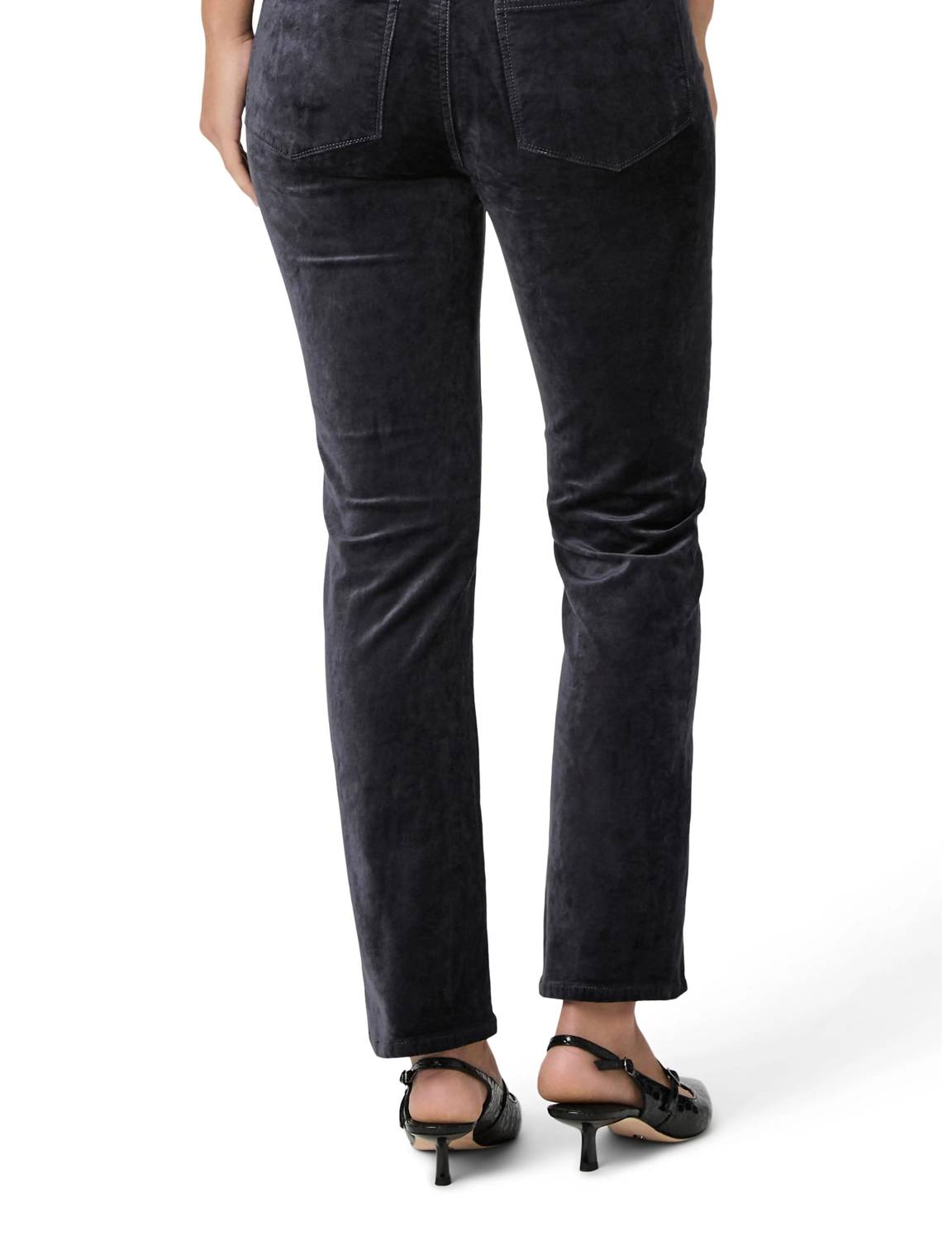 Dl1961 - Women'S - Cindy Twisted Straight Leg Velvet Pants