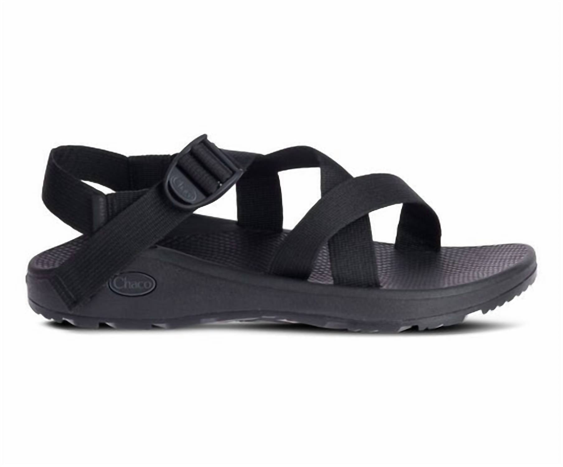 Chaco Men's Z Cloud Sandal in solid black - men's sandal