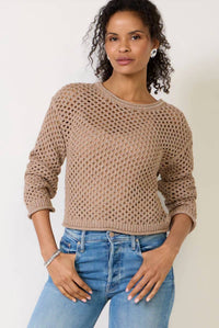 Z Supply - Cala Shimmer Crochet Sweater
