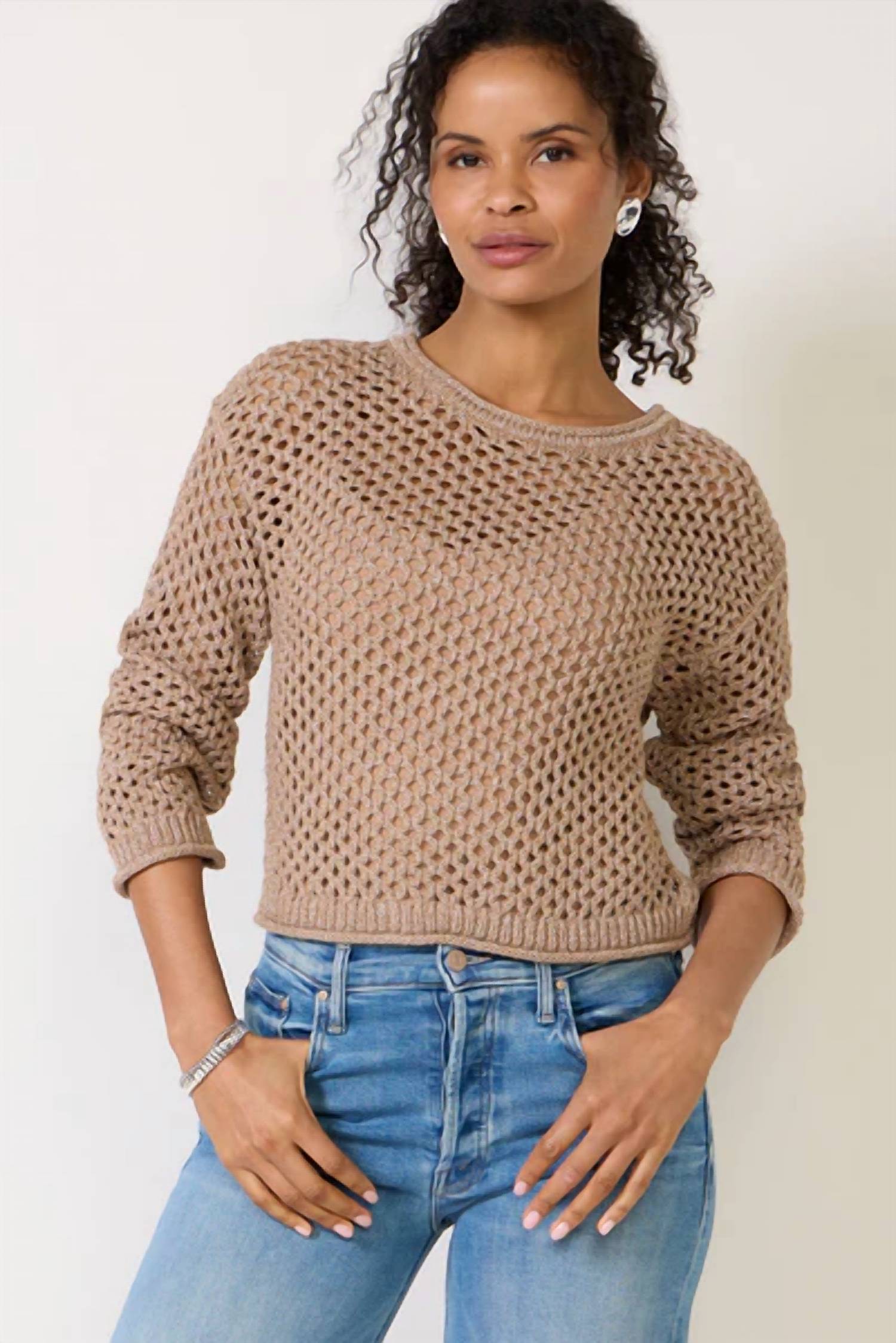 Z Supply - Cala Shimmer Crochet Sweater