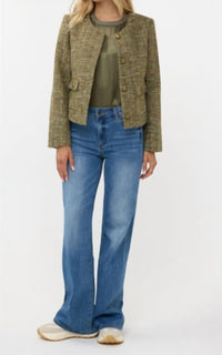 Esqualo - Tweed blazer