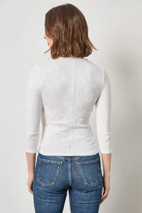 Lilla P - Ribbed Slub 3/4 Sleeve Top
