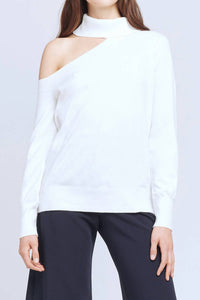 L'Agence - Easton One Shoulder Sweater