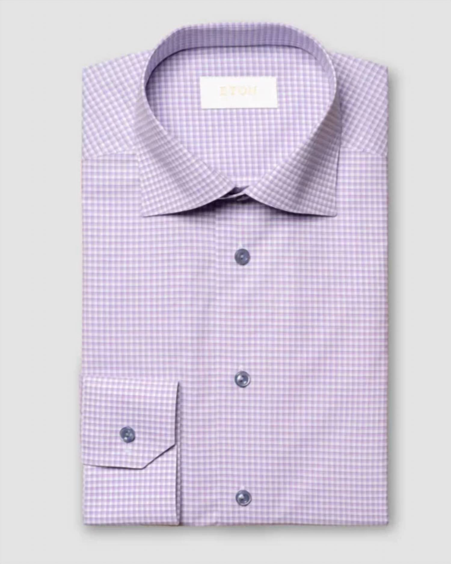 Eton - Contemporary Cotton Long Sleeve Dress Shirt