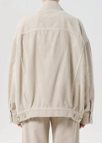 AGOLDE Reworked Wayne Jacket in rice grass - women's jacket - alternate view