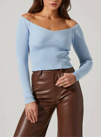 Astr - Harlie Off-shoulder Sweater
