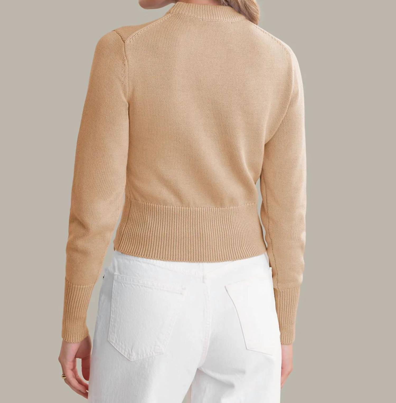 525 America - Adeline Cropped Cotton Sweater