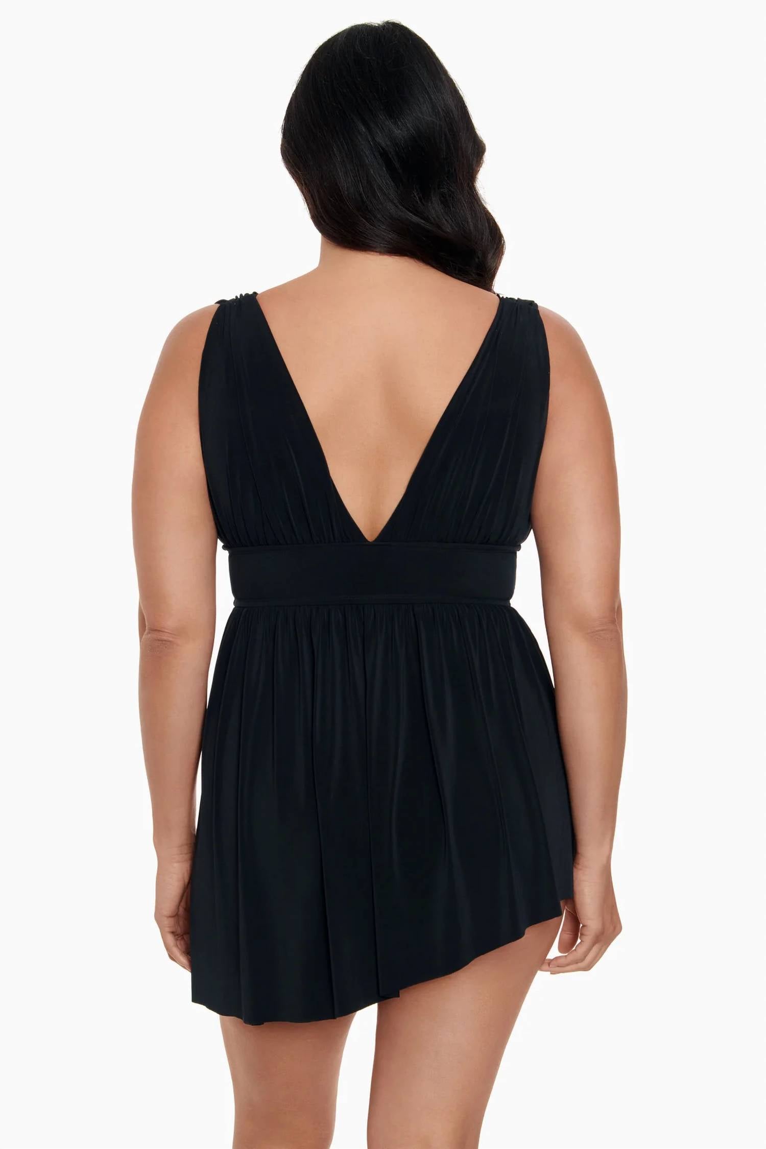 Longitude - Long Torso Goddess Flyaway Swim Dress