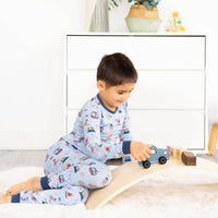 Magnetic Me - Kid's Ski Rex 2 Piece Toddler Pajama Set