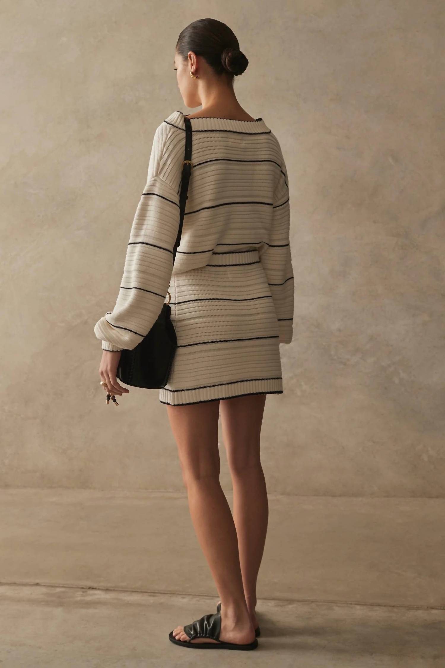 Sancia Tatum Knit Skirt in palma - women's skirt - detail view