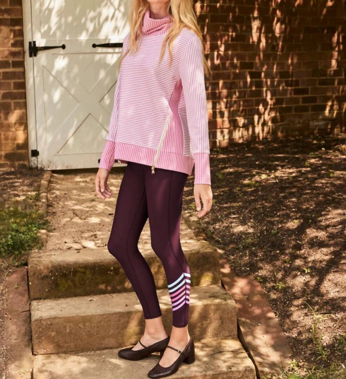 Addison Bay - Polished Double Knit Zip Everyday Pullover Sweater