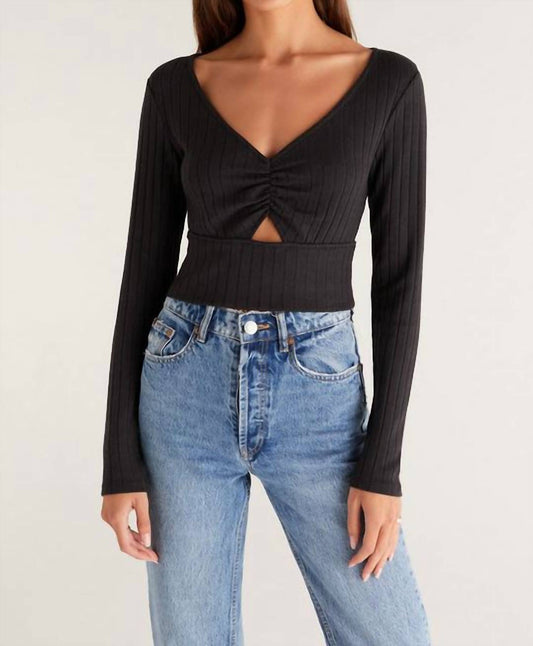 Z Supply - BELLA RIB LONG SLEEVE TOP