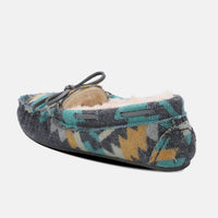 Lamo Women's Hannah Moccasin in grey multi - women's shoe - alternate view