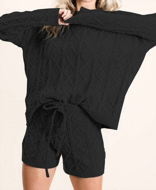 Bibi - Soft Cozy Sweater Short