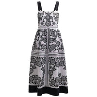 Mel Embroidered Midi Dress