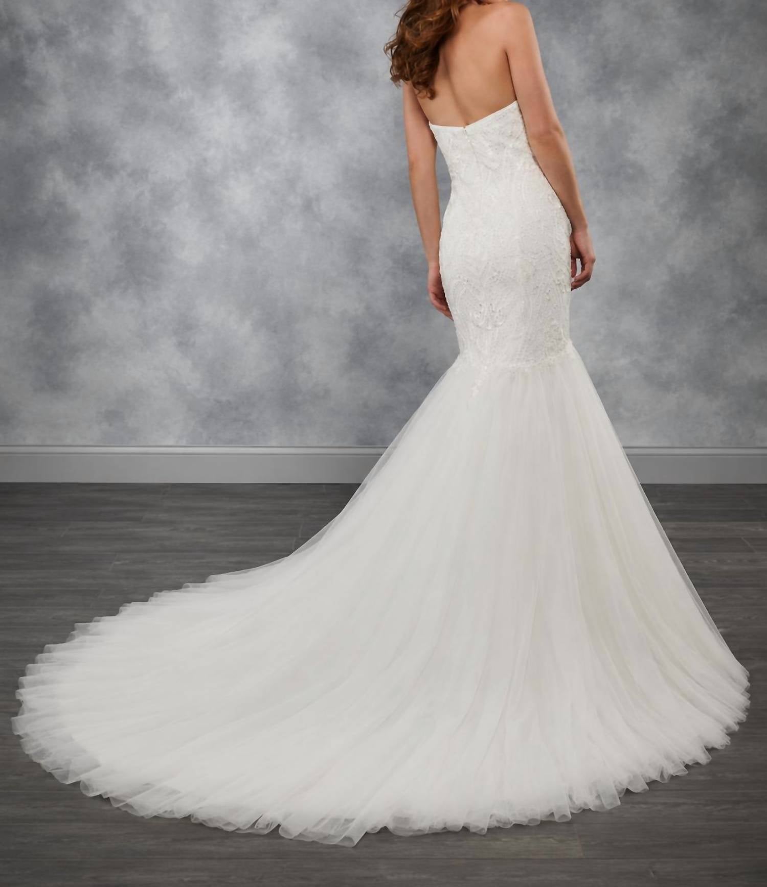 Mary'S Bridal - Strapless Sweetheart Wedding Gown