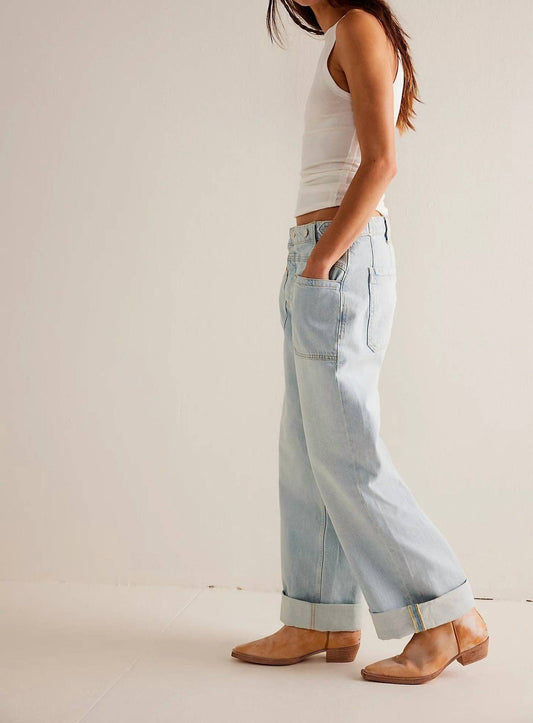 Free People - Palmer Cuffed Jeans