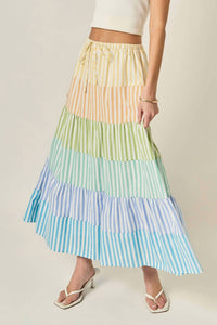 English Factory - Pastel Tier Skirt
