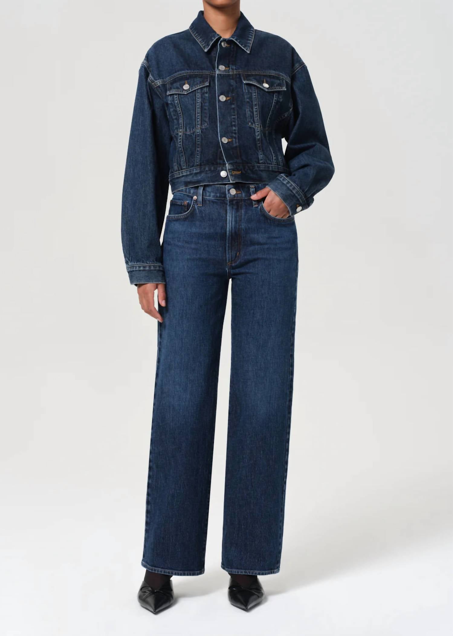 Agolde - Harper Straight Stretch Jeans