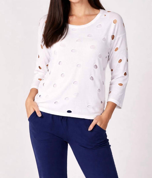 French Kyss - Scoop Hole Sweater