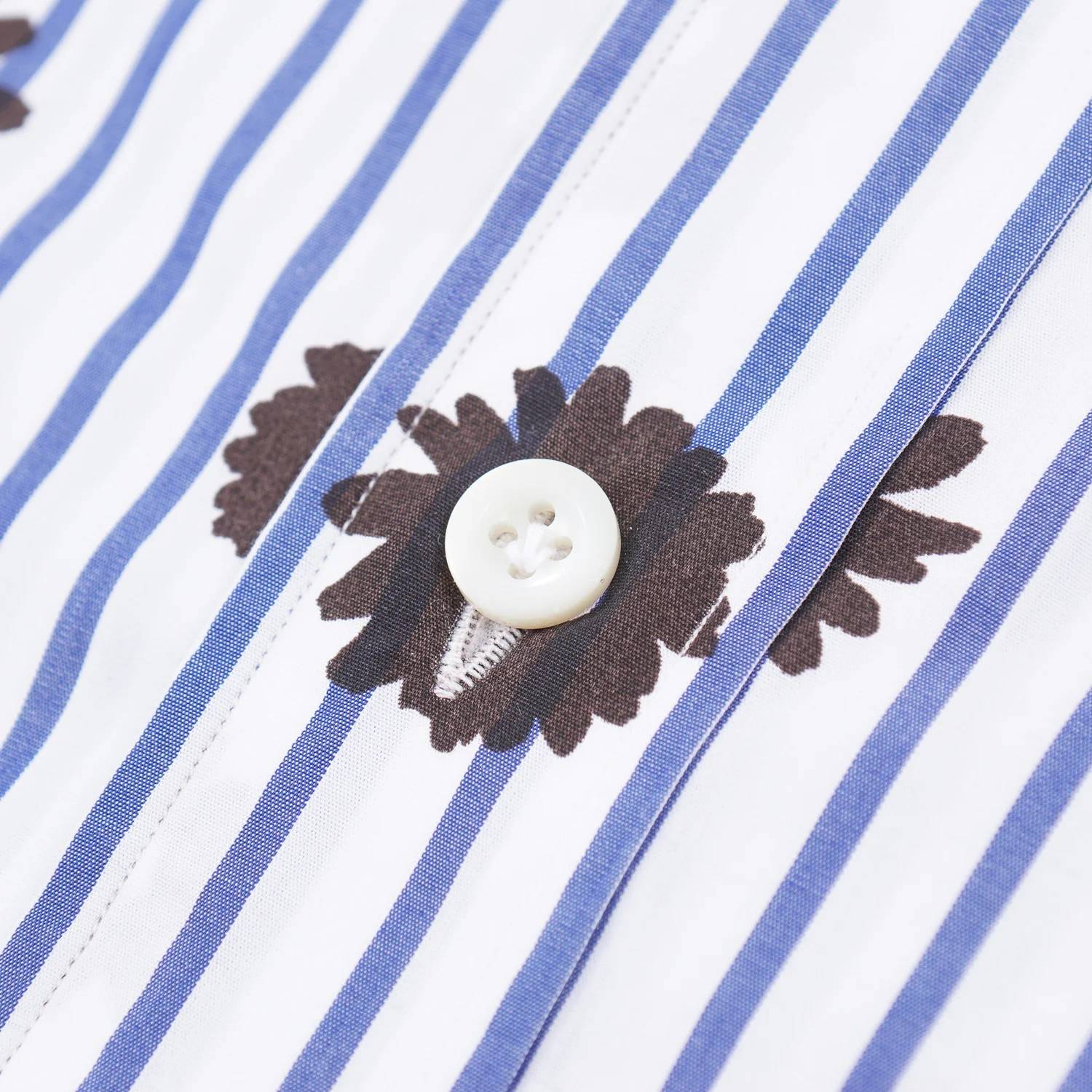 Luigi Borrelli Napoli - Men's Regular-fit Floral Cotton Shirt