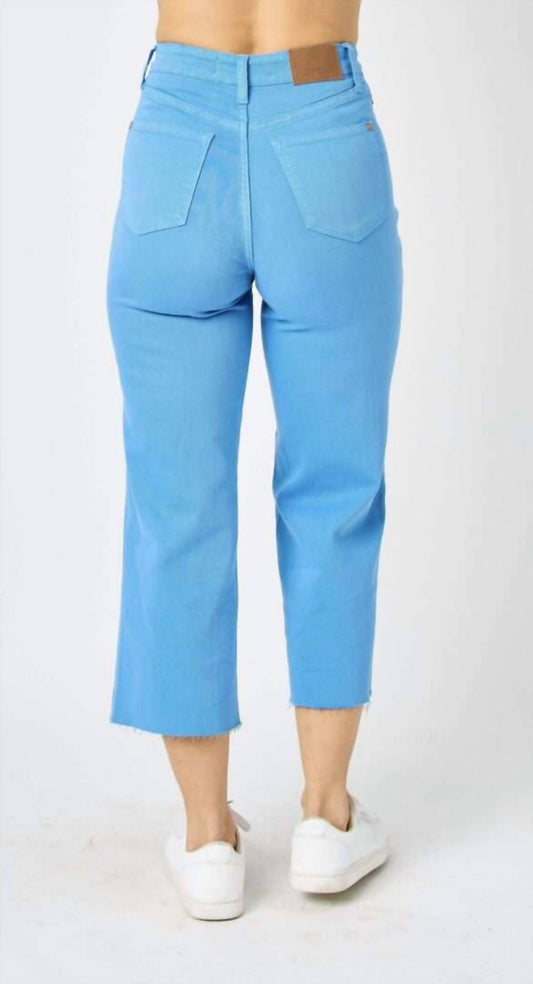 Judy Blue - Tummy Control Crop Wide Leg Pants