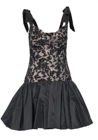 Silvia Tcherassi - Marguerite Black Tie Mini Dress