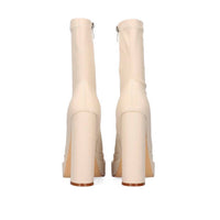 Exe - Women's High Block Heeled Platform Bootie