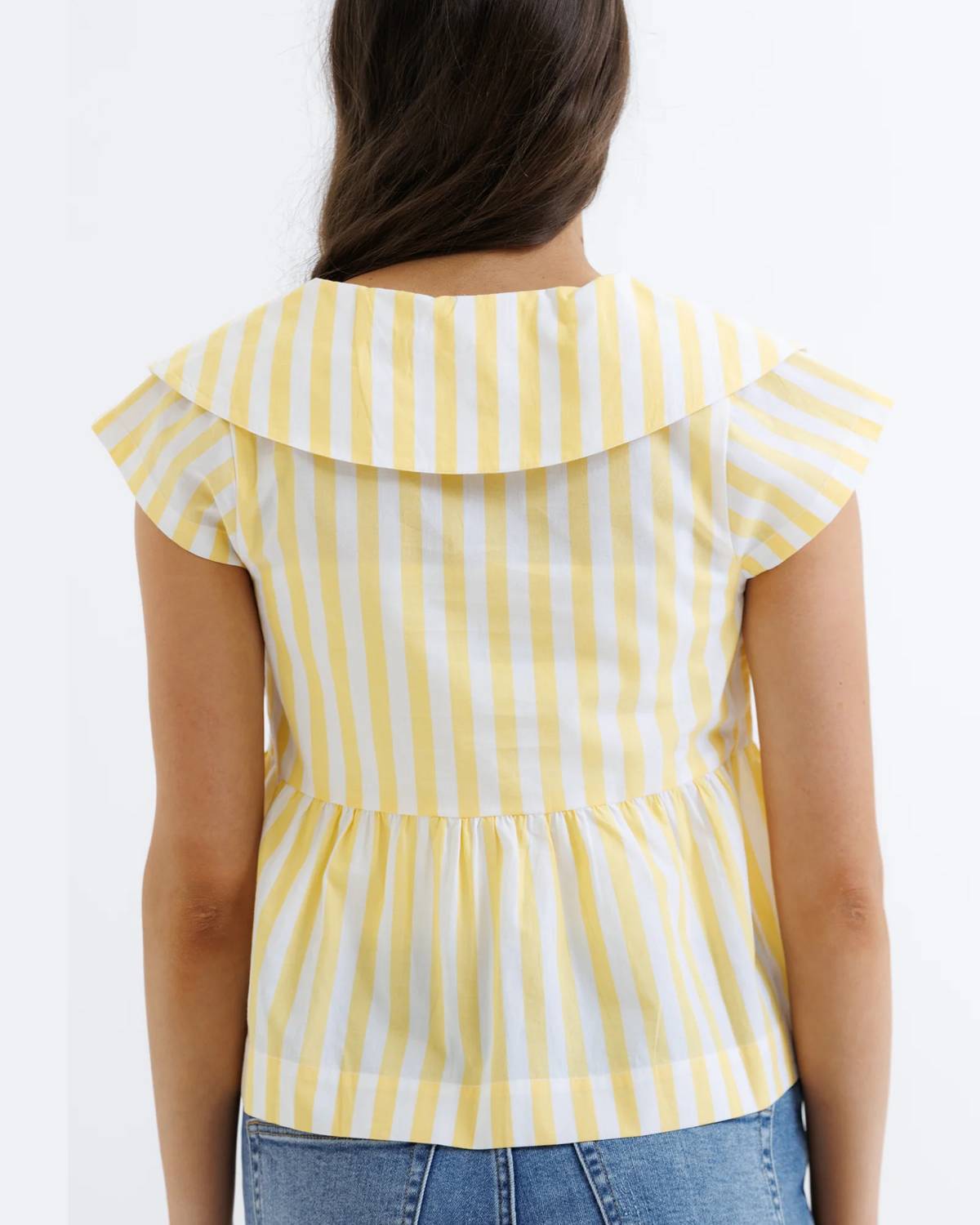 Downeast - Sunshine Striped Blouse