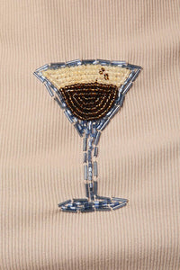 Sunday Edition Espresso Beaded Top in brown - women's t-shirt - view 5