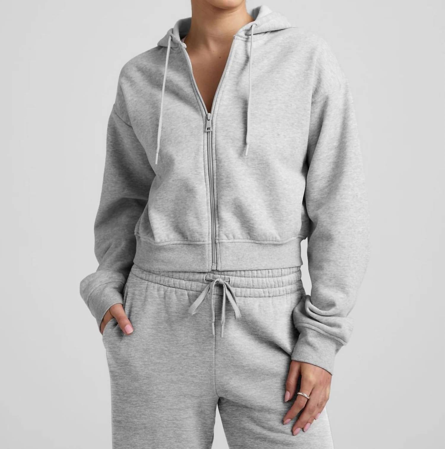 Beyond Yoga - Luxe Fleece Zip Up Hoodie