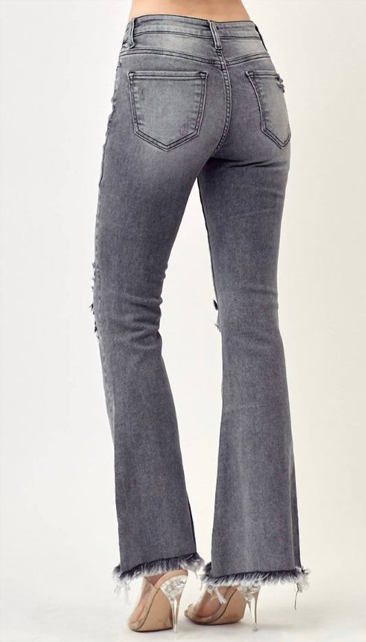 Risen - Mid Rise Flare Jeans