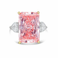 Diana M Jewels - Women's Radiant Lab-Grown Diamond Ring (15.00 Ct) - Grand