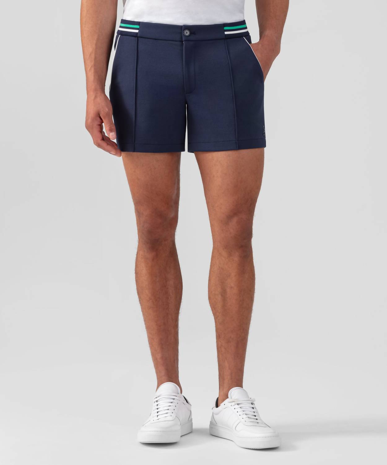 Ron Dorff Men's Tennis Shorts in navy - men's shorts