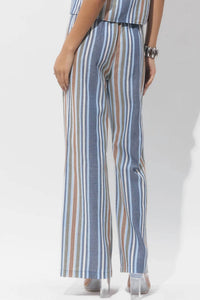 Adelyn Rae - Anora Striped Relaxed Trouser