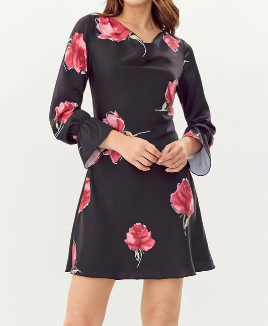Adelyn Rae - Bruna Floral Dress - black - clothing - collection:vacationdresses(Auto)