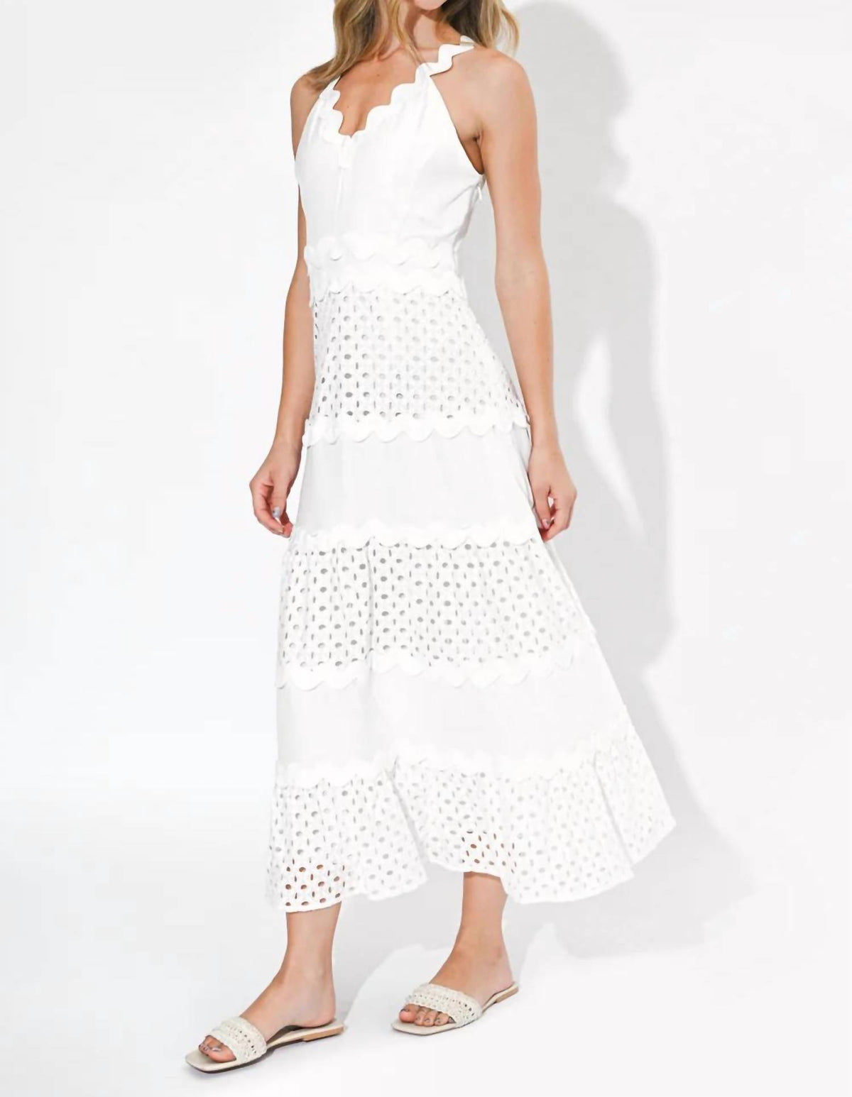Adelyn Rae - EMMA MIXED MEDIA MAXI DRESS
