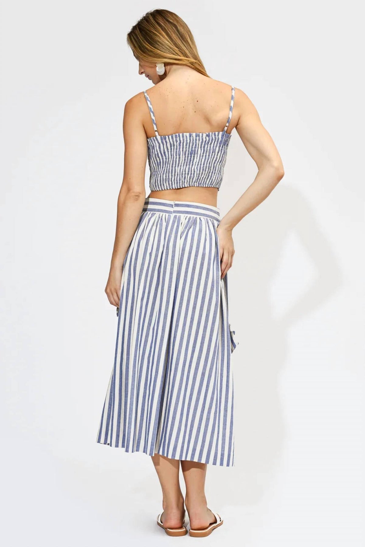 Adelyn Rae - Emma Striped 3D Crop Top