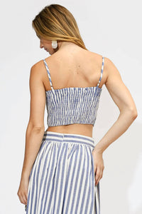 Adelyn Rae - Emma Striped 3D Crop Top