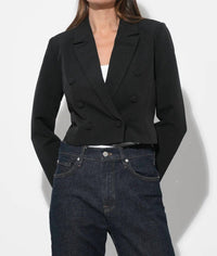 Adelyn Rae - Gretchen Double Breasted Cropped Blazer