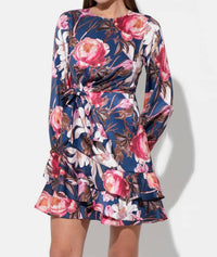 Adelyn Rae - Irisa Gathered Ruffle Mini Dress