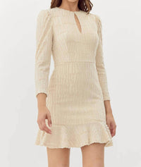 Adelyn Rae - Jocelyn Burnout Knit Mini Dress