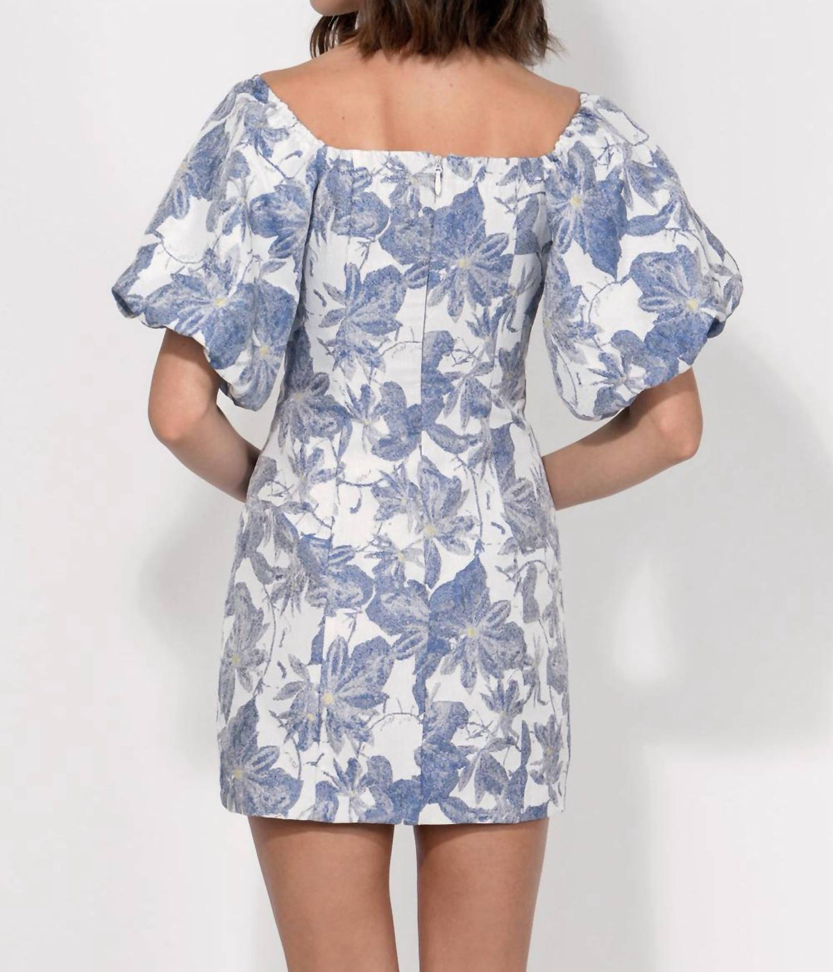 Adelyn Rae - Kasia Jacquard Off Shoulder Mini Dress