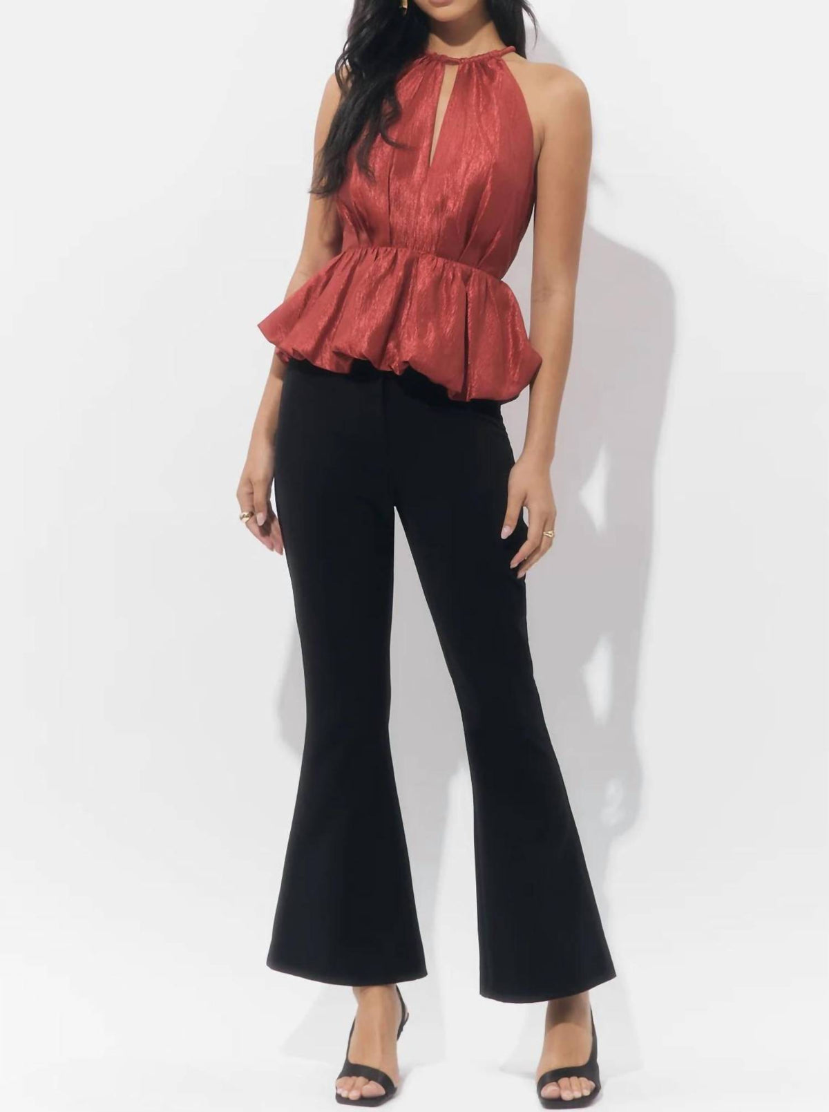 Adelyn Rae - Lidia Textured Halter Top