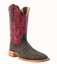 R Watson Boots - Men's Caiman Nubuck 11" Exotic Cowboy Boot