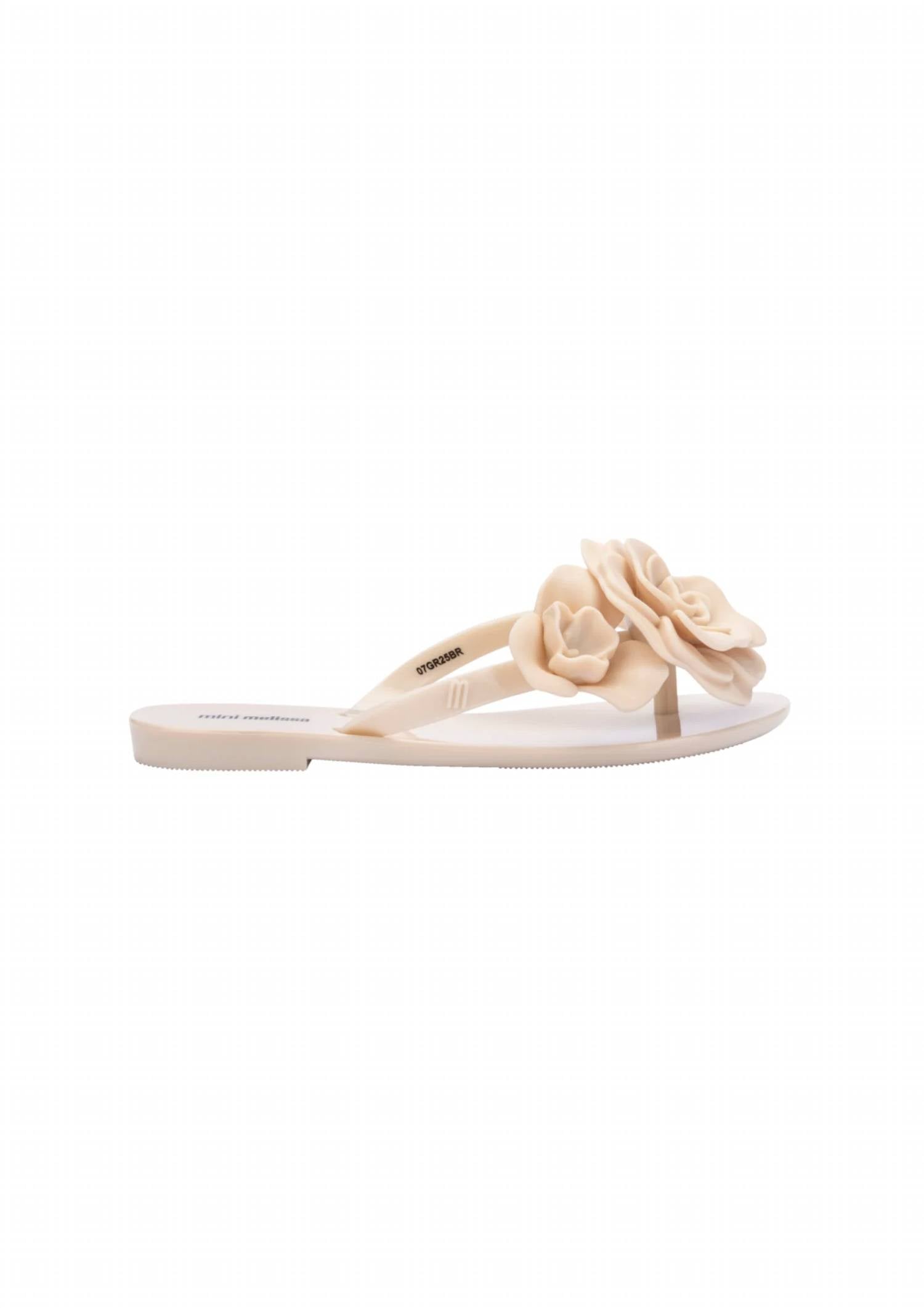 Mini Melissa - Girls' Harmonic Petals Flip-flops