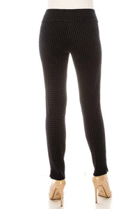 Zac & Rachel - Printed Velvet Ankle Pull-on Pants